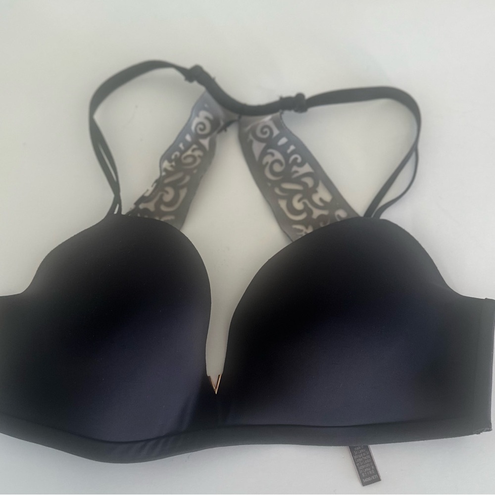 Victoria's Secret Black Bra with Lace Detail